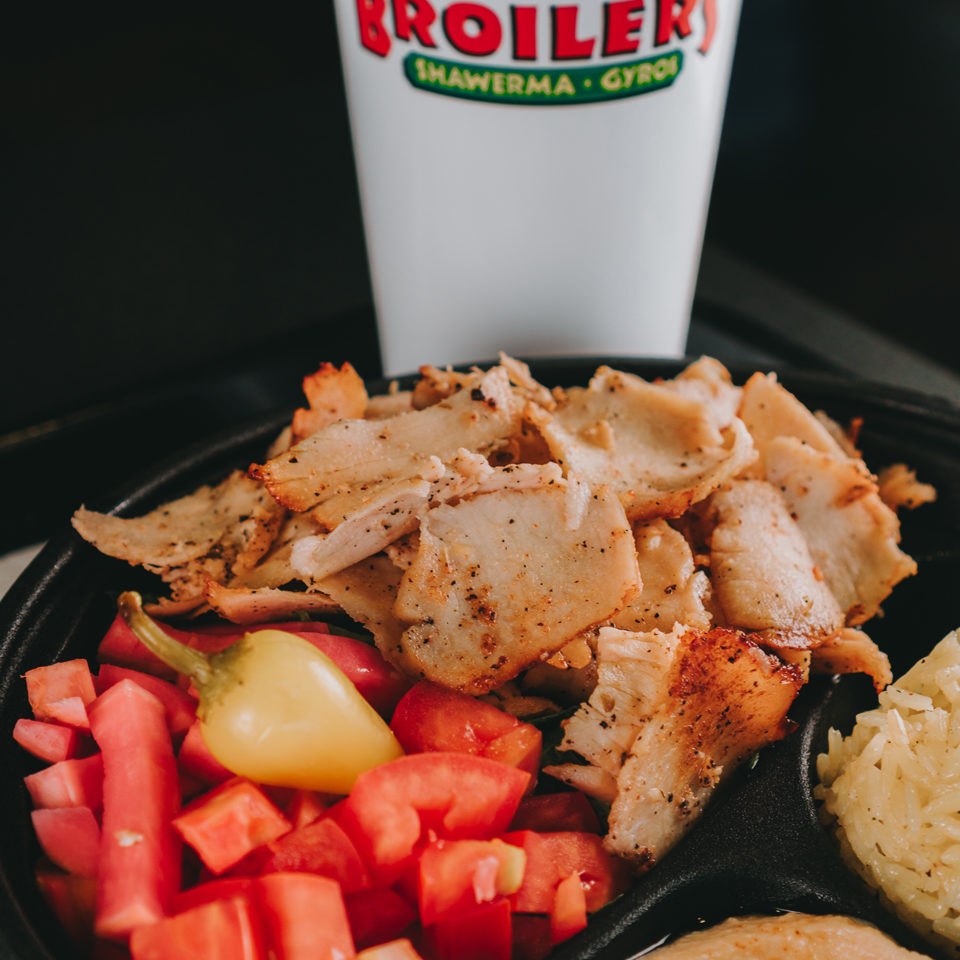 Chicken Plate with Soft Drink